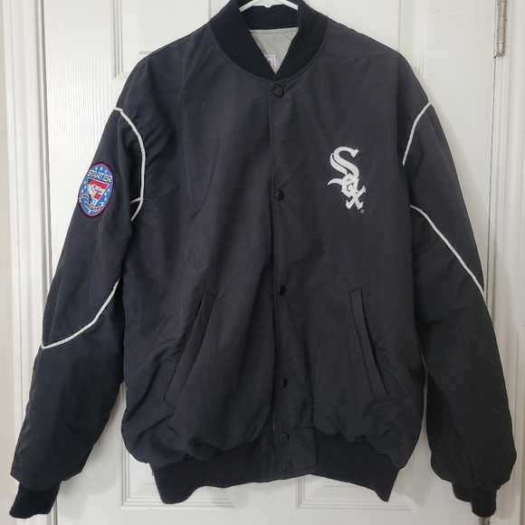 Starter MLB White Sox Bomber Jacket L VINTAGE Collector Like New Condition Jackets & Coats